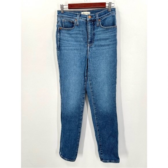 MADEWELL WOMAN'S Blue Stove Pipe Skinny Jeans Size 27 - Picture 1 of 13